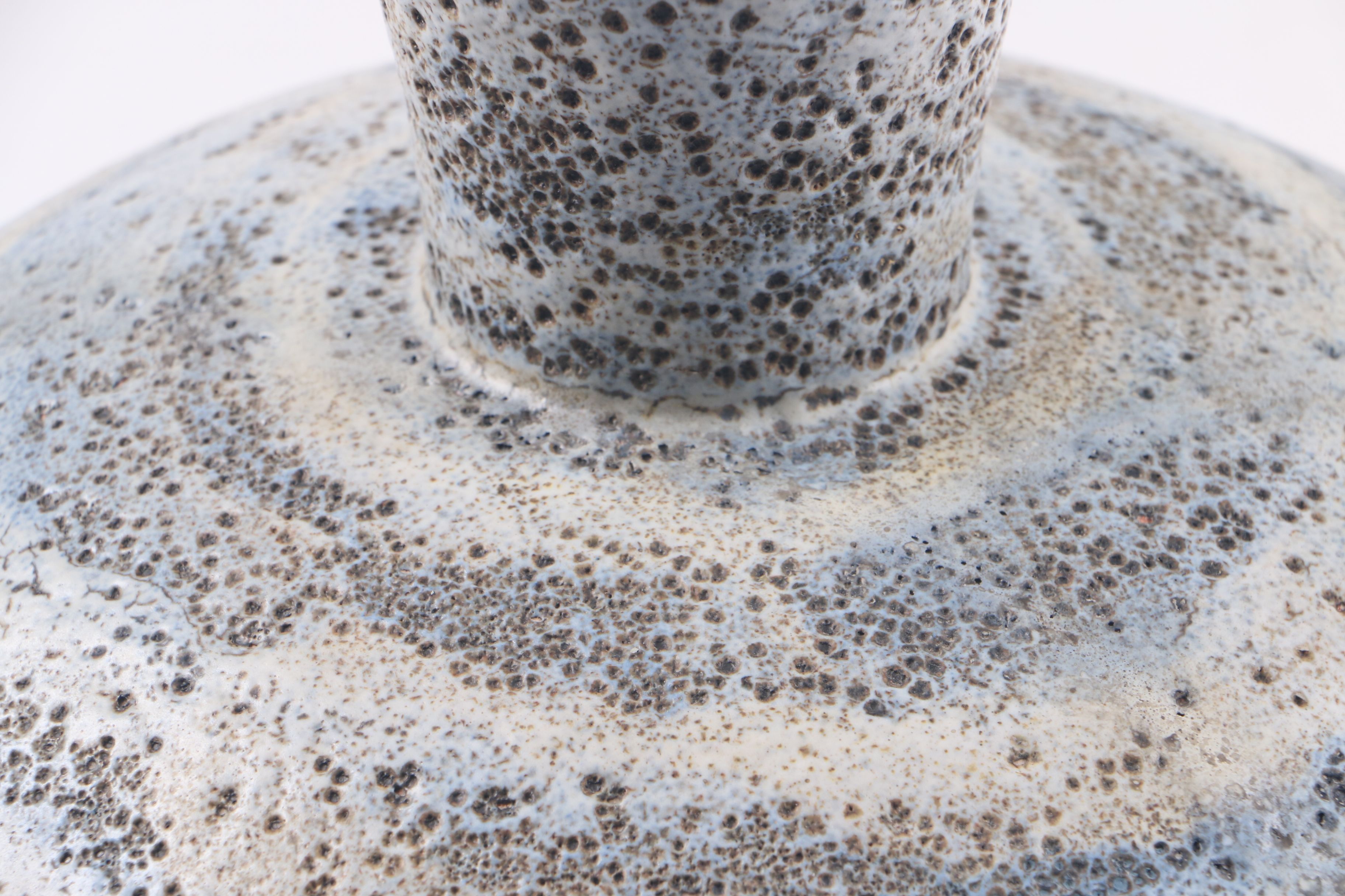 Gertrud and Otto Natzler Glazed Terracotta Compote