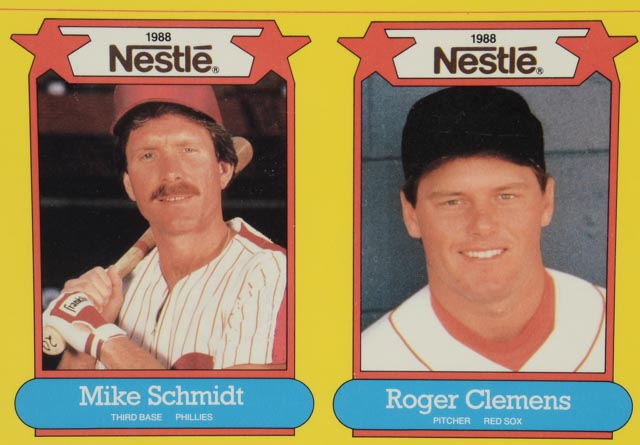 1988 Nestle Baseball Uncut Sheet