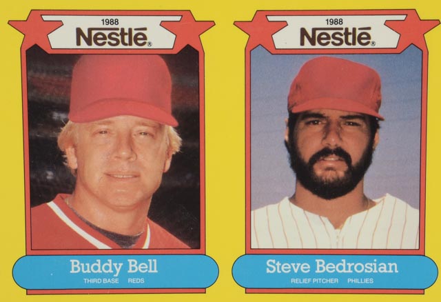 1988 Nestle Baseball Uncut Sheet