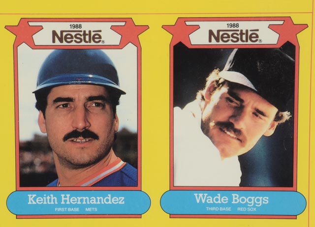 1988 Nestle Baseball Uncut Sheet