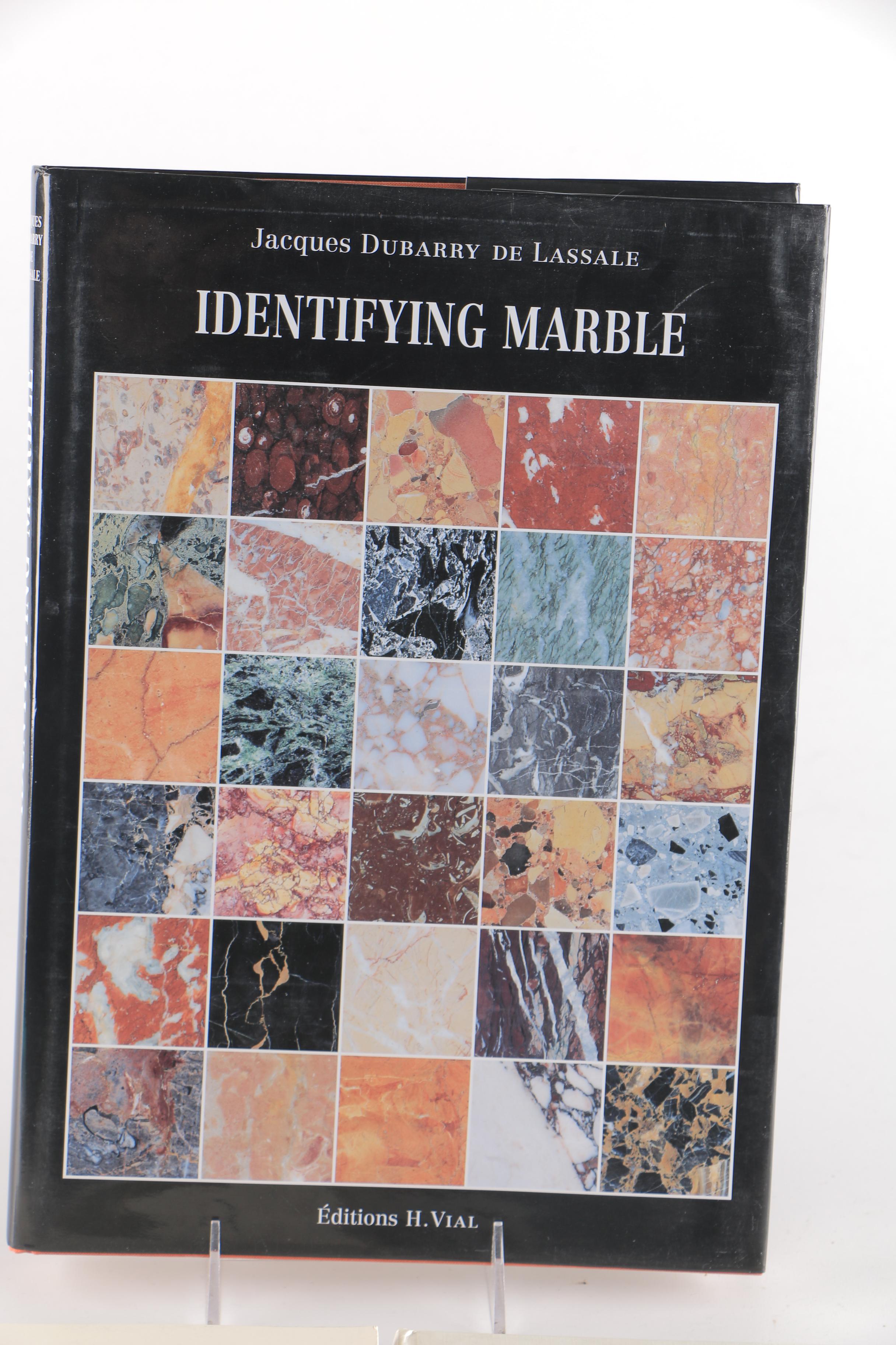 Collection of Tile Design Books including "Identifying Marble"