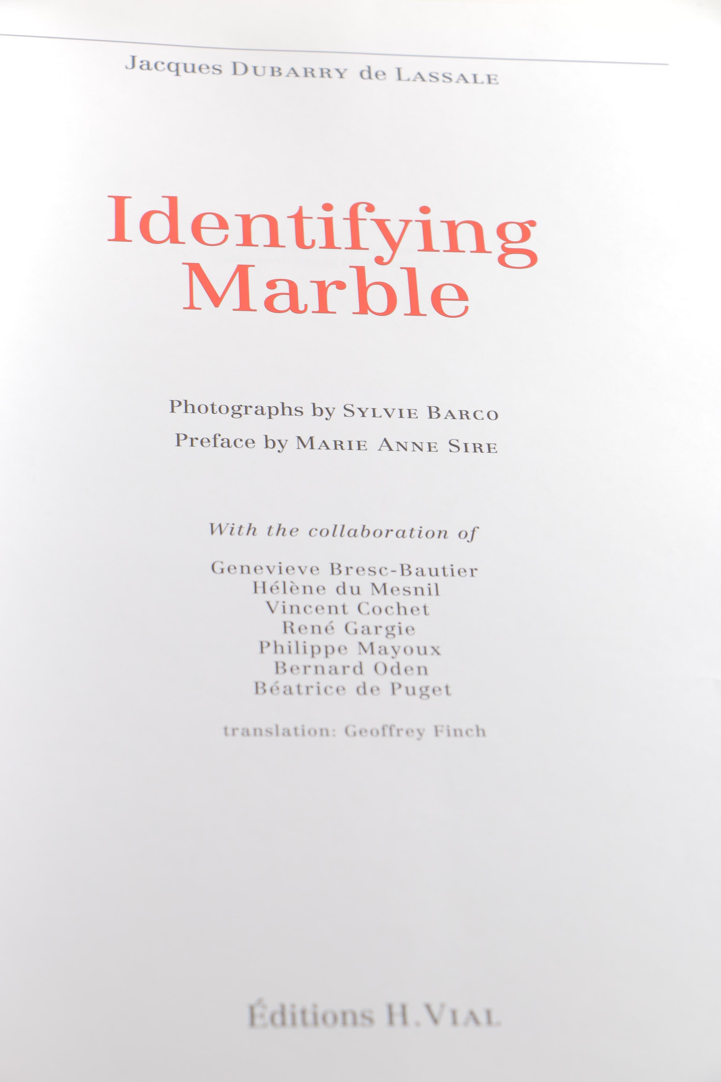 Collection of Tile Design Books including "Identifying Marble"