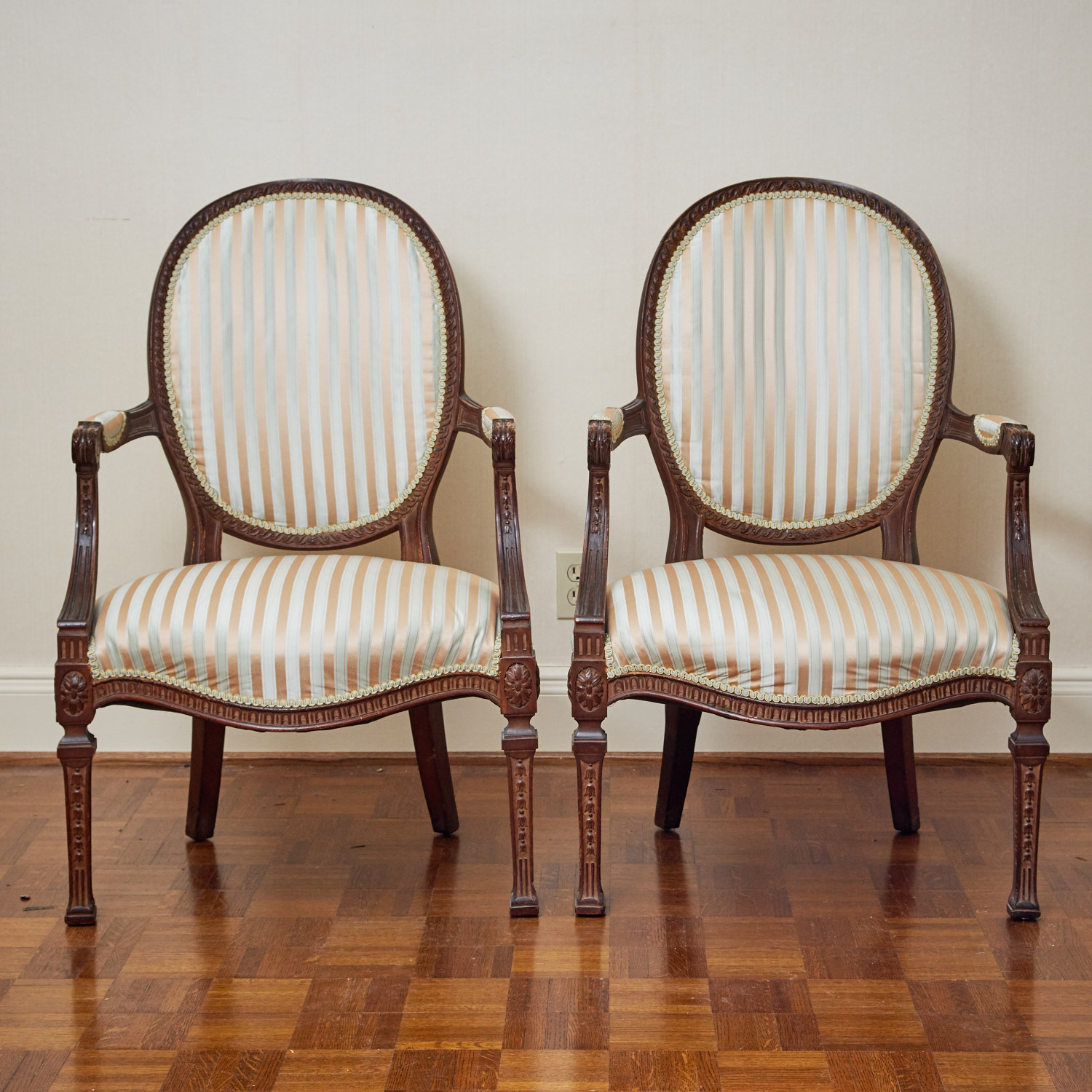 Antique Fauteuils from G. Bittner's Sons of Louisville, Kentucky