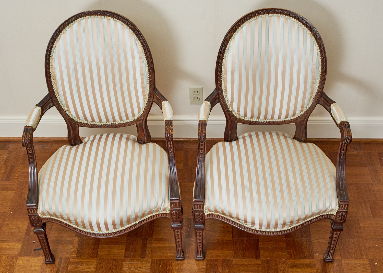 Antique Fauteuils from G. Bittner's Sons of Louisville, Kentucky