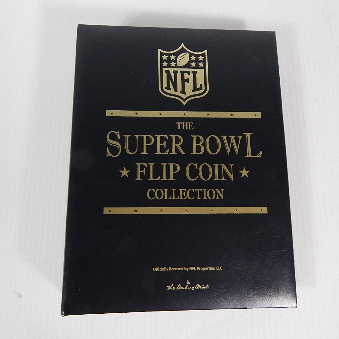 Danbury Mint NFL Super Bowl Flip Coin Collection
