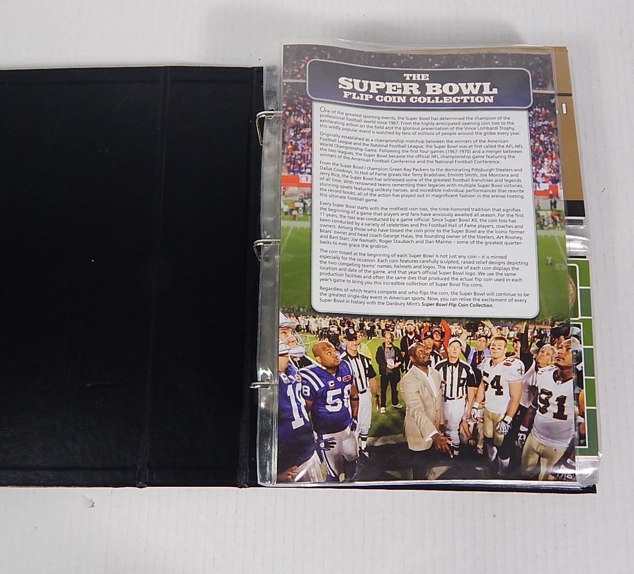 Danbury Mint NFL Super Bowl Flip Coin Collection