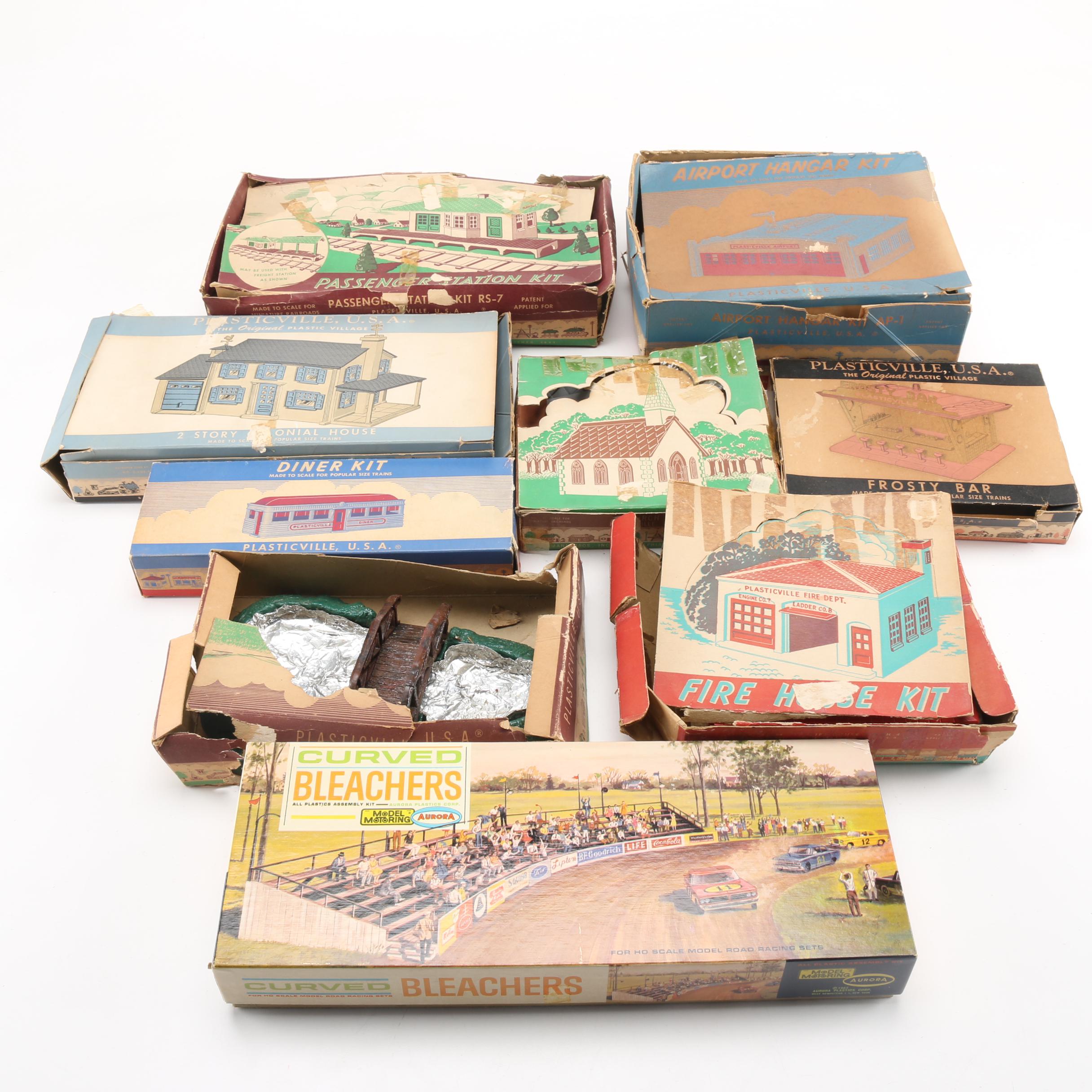 Collection of Plasticville Model Kits