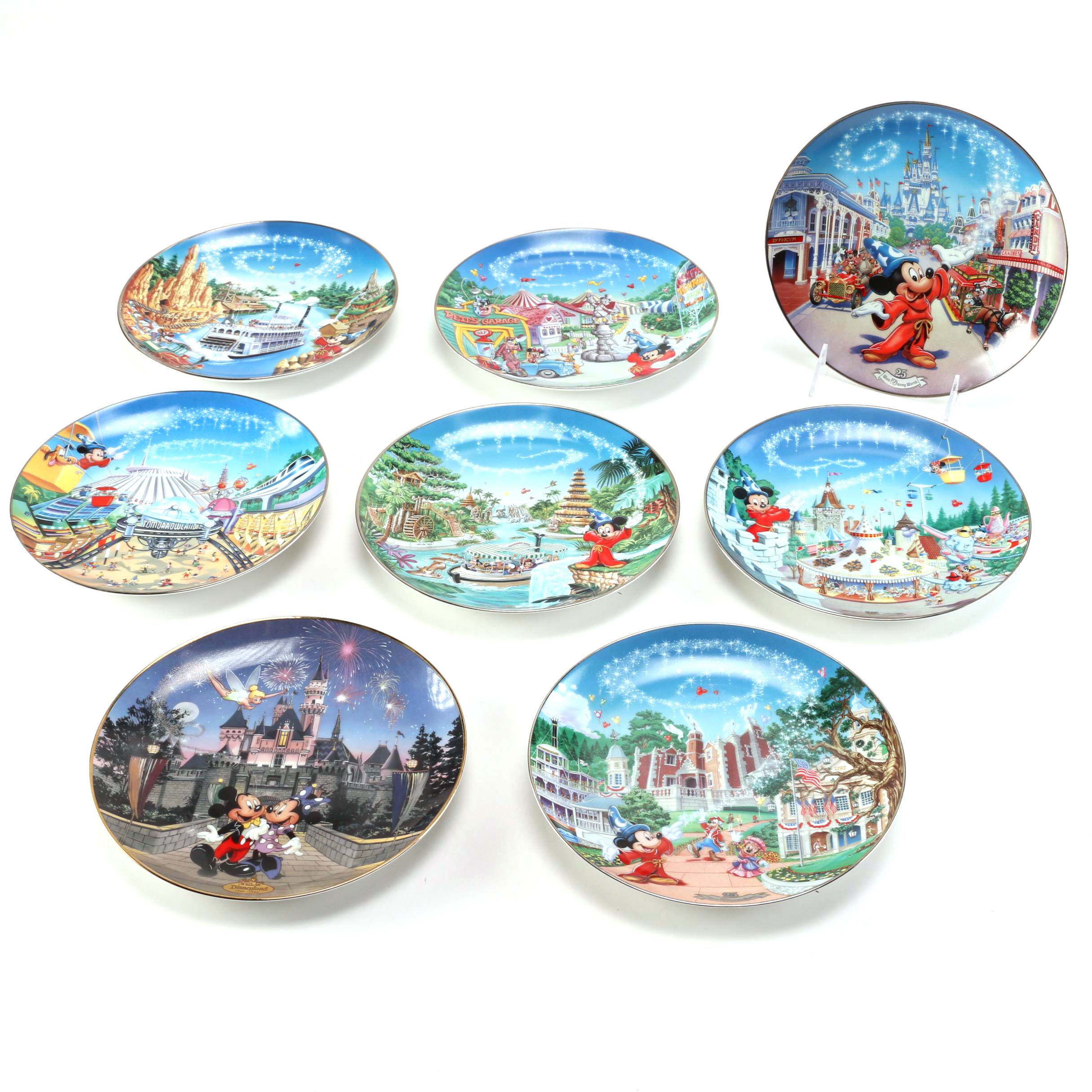 Anniversary Disney Park Collector Plates