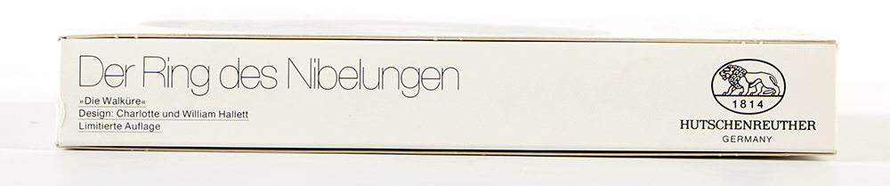 Vintage Hutschenreuther German Fine Porcelain Plate "Die Walküre" from the Series "Der Ring des Nibelungen"