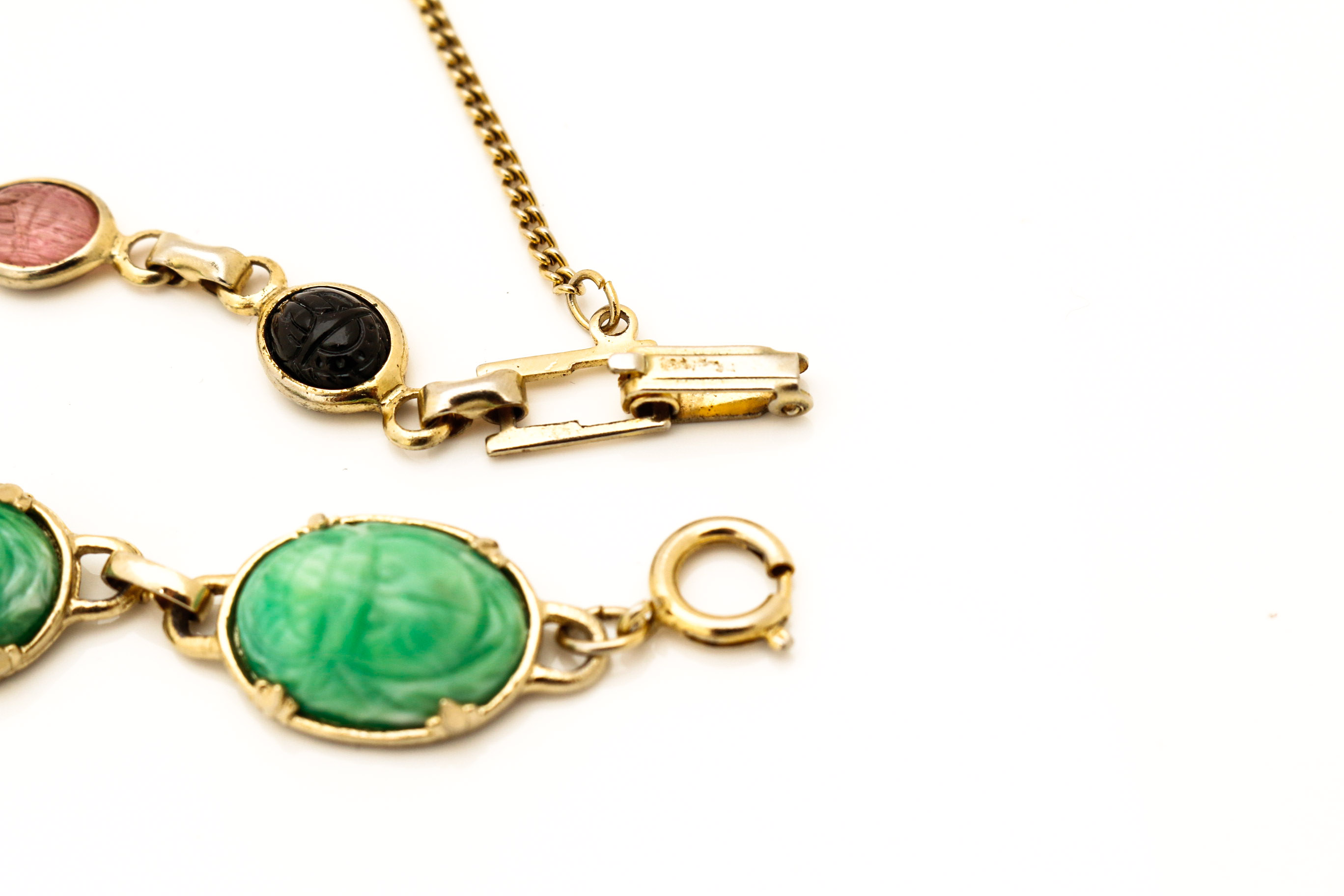 Egyptian Revival Mid Century Bracelets