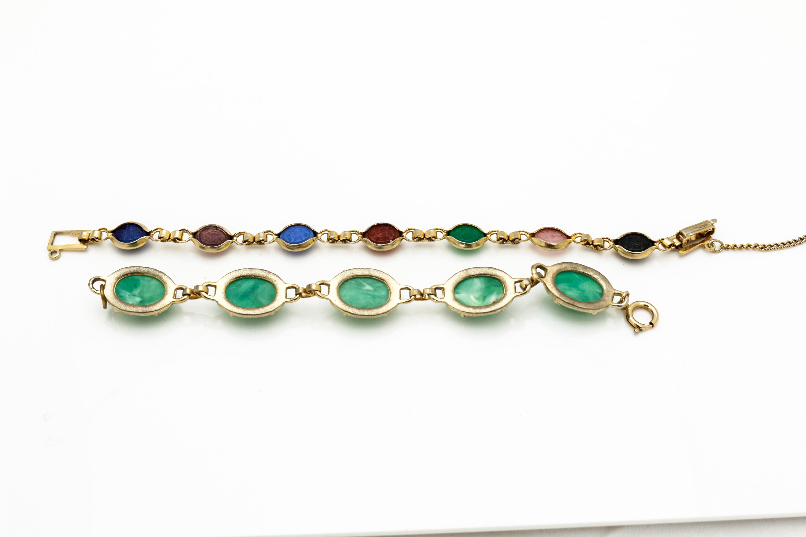 Egyptian Revival Mid Century Bracelets