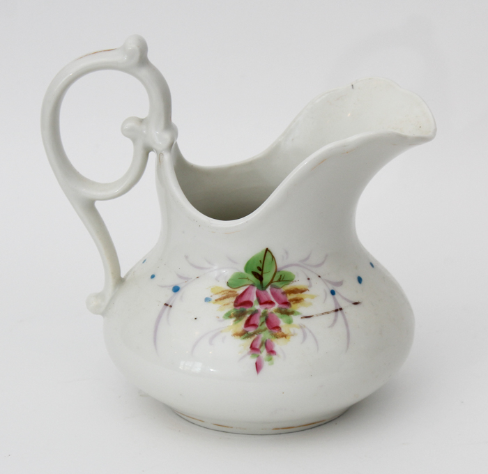 Vintage Floral Creamer and Sugar Dish
