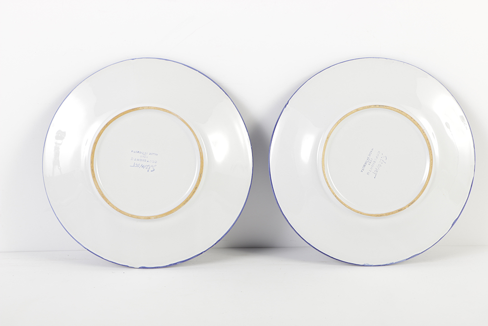 Handcrafted Italian Majolica Dinnerware by Sol LeWitt