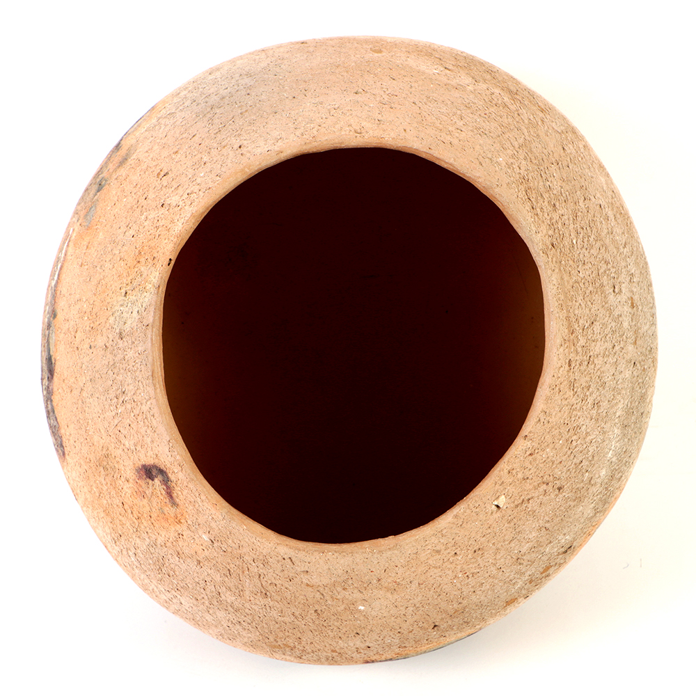 Rick Dillingham Asymmetric Pit Fired Stoneware Vessel