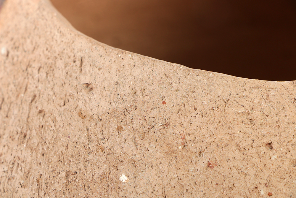 Rick Dillingham Asymmetric Pit Fired Stoneware Vessel