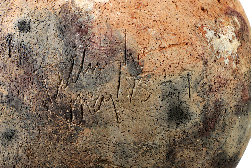 Rick Dillingham Asymmetric Pit Fired Stoneware Vessel