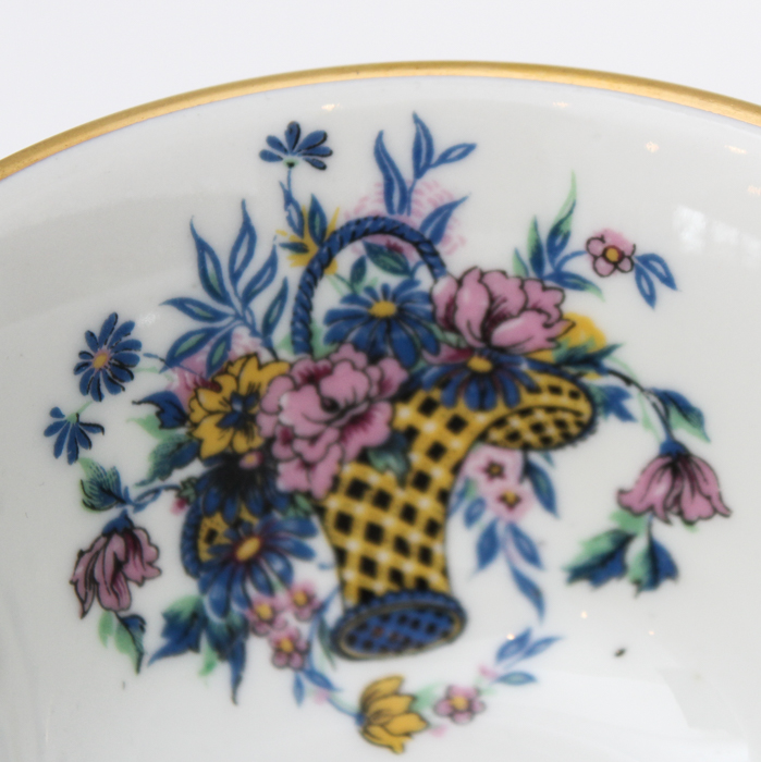 Vintage Limoges Green and Gold-Rimmed China