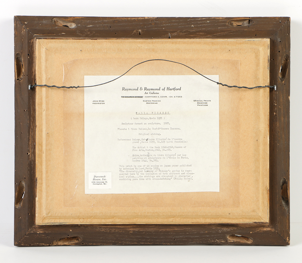 Pablo Picasso Limited Edition Etching