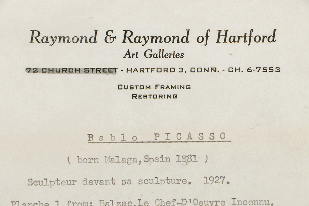 Pablo Picasso Limited Edition Etching