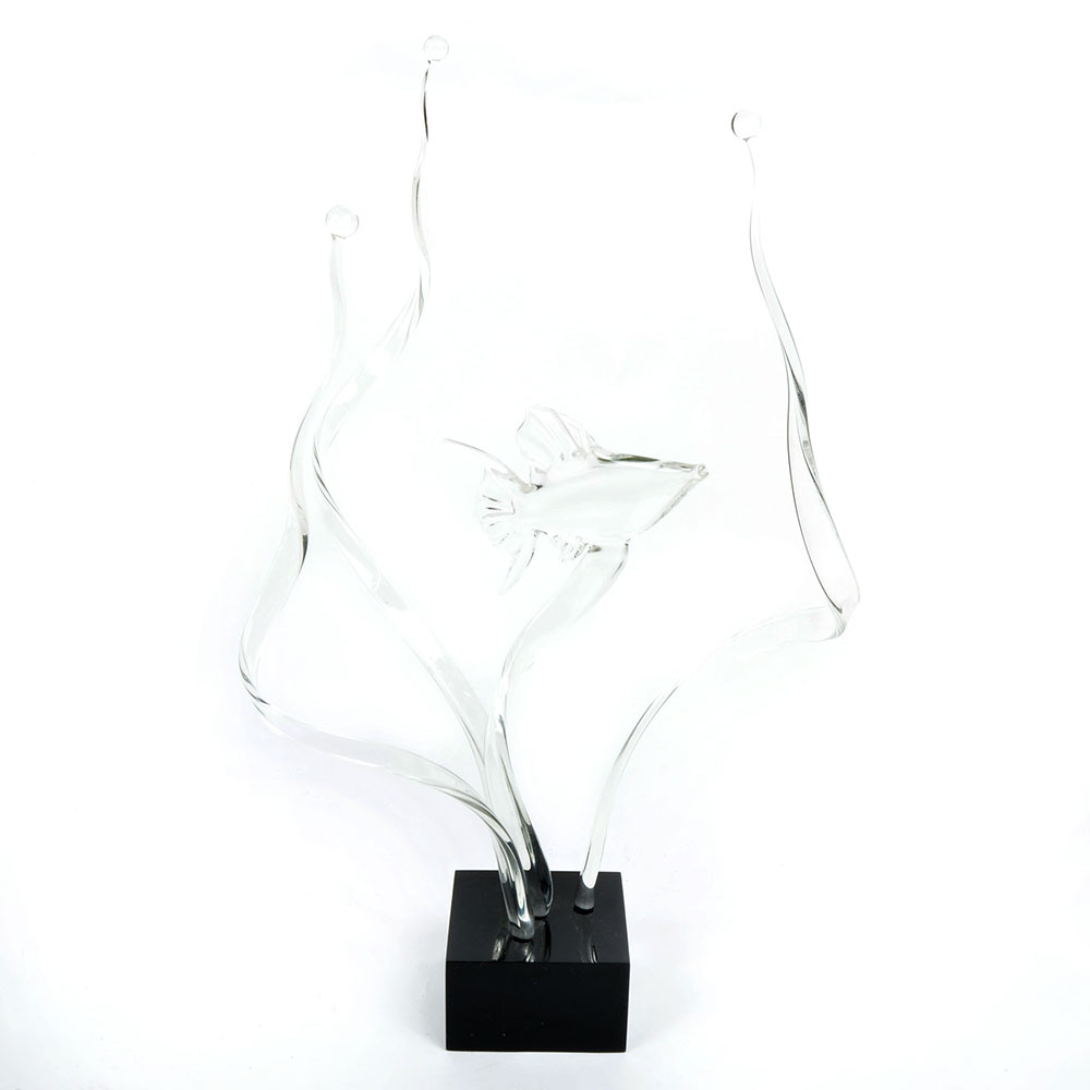 1985 Guyol Limited Edition Glass Fish Sculpture