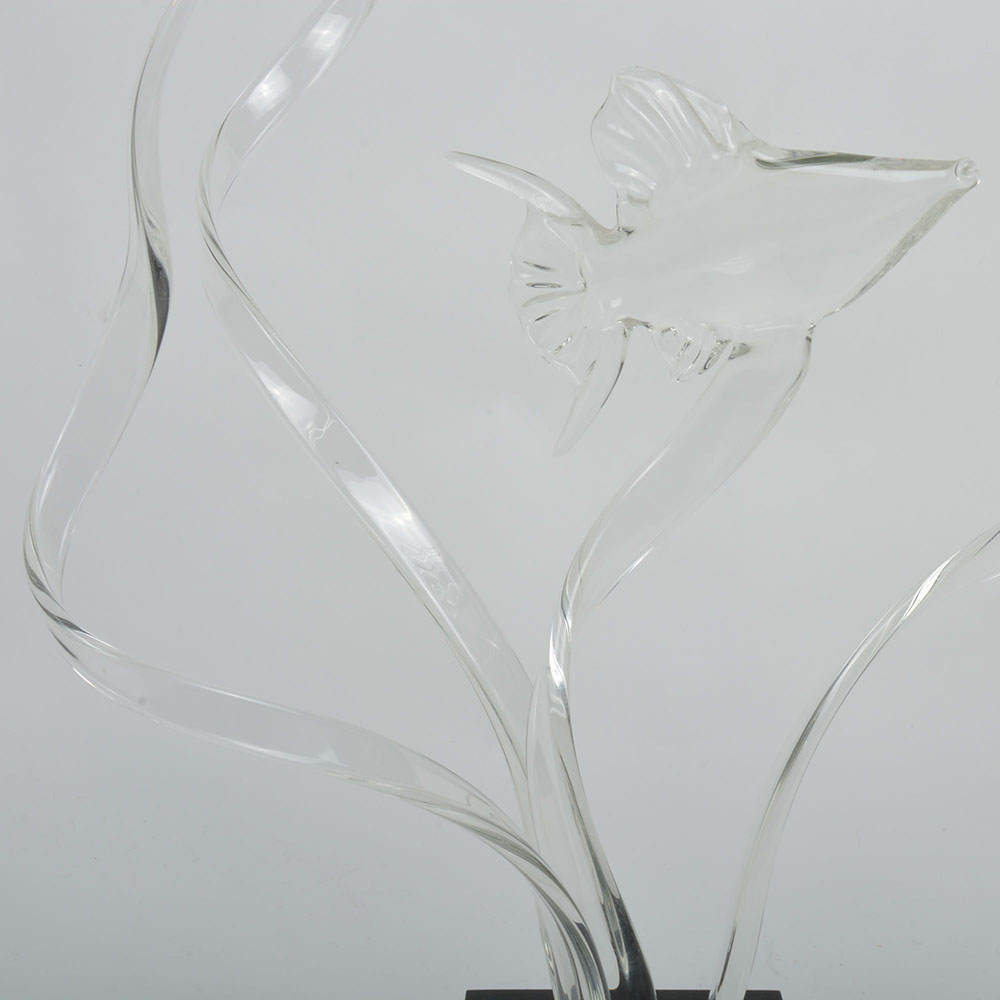 1985 Guyol Limited Edition Glass Fish Sculpture