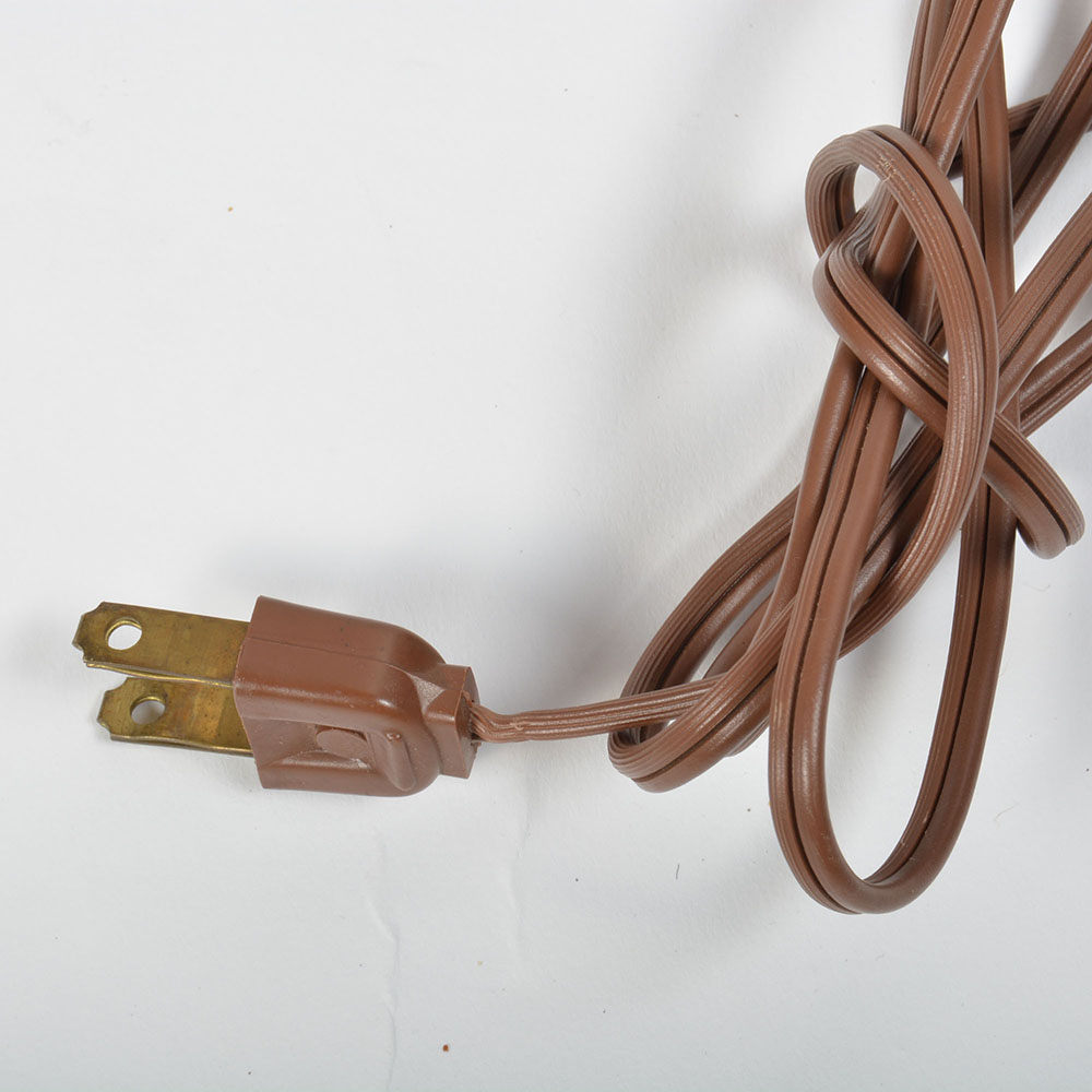 Table Lamp With Plush Red Shade