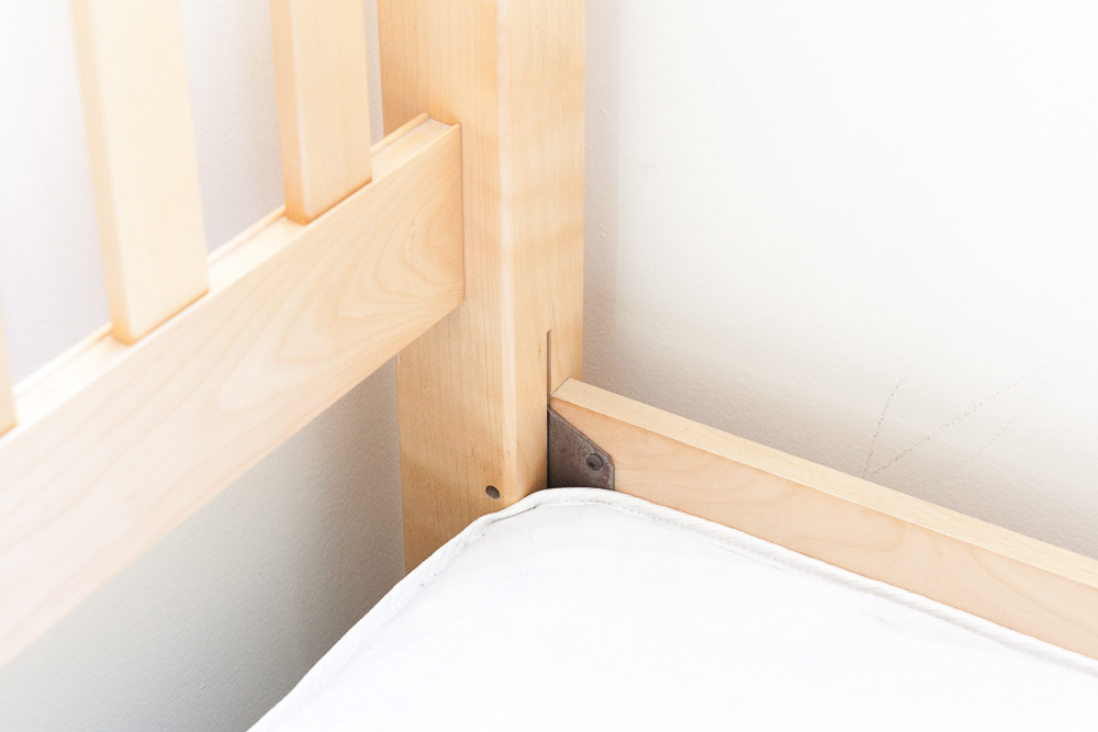 Contemporary Mission Style Twin Size Bed Frame