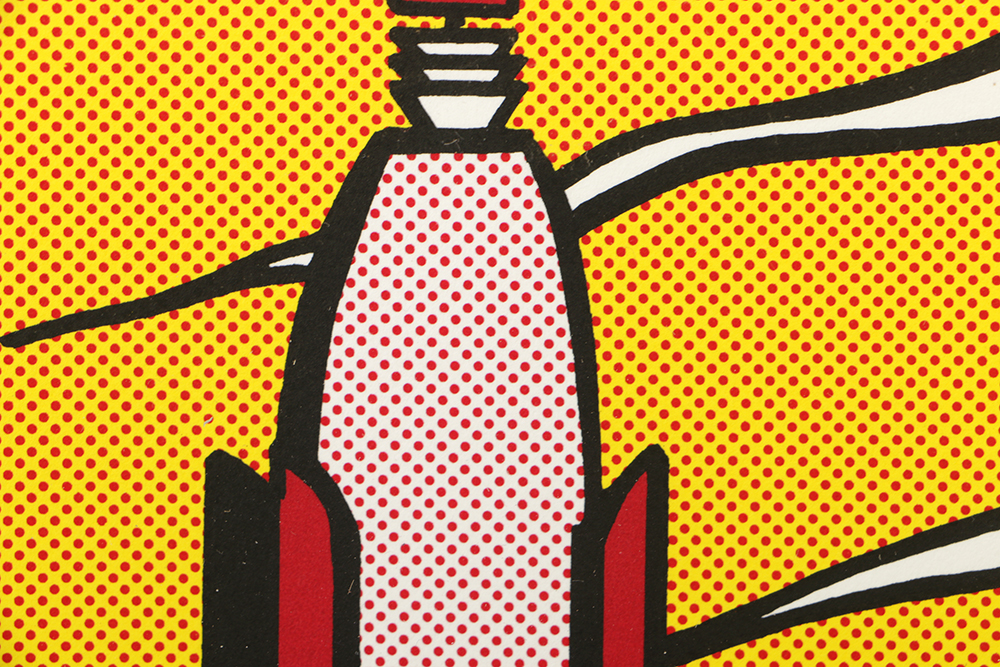 Limited Edition Serigraph of Roy Lichtenstein Photolithograph "This Must Be The Place"