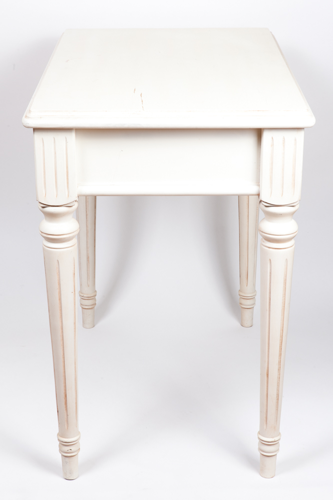 Late 20th Century Sheraton Style Desk by The Bombay Company