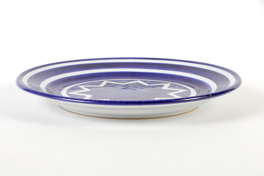 Handcrafted Italian Majolica Serving Platter by Sol LeWitt