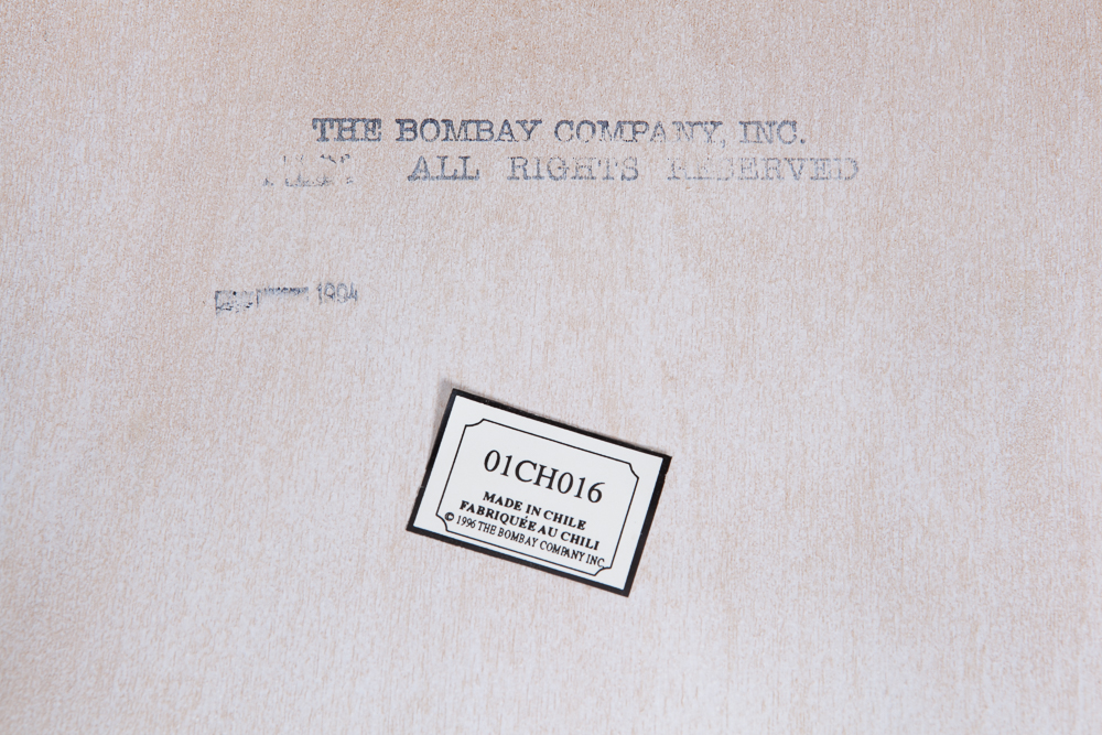 Late 20th Century Sheraton Style Desk by The Bombay Company