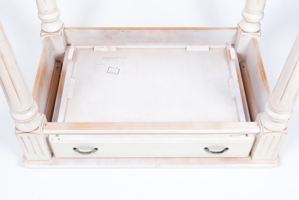 Late 20th Century Sheraton Style Desk by The Bombay Company