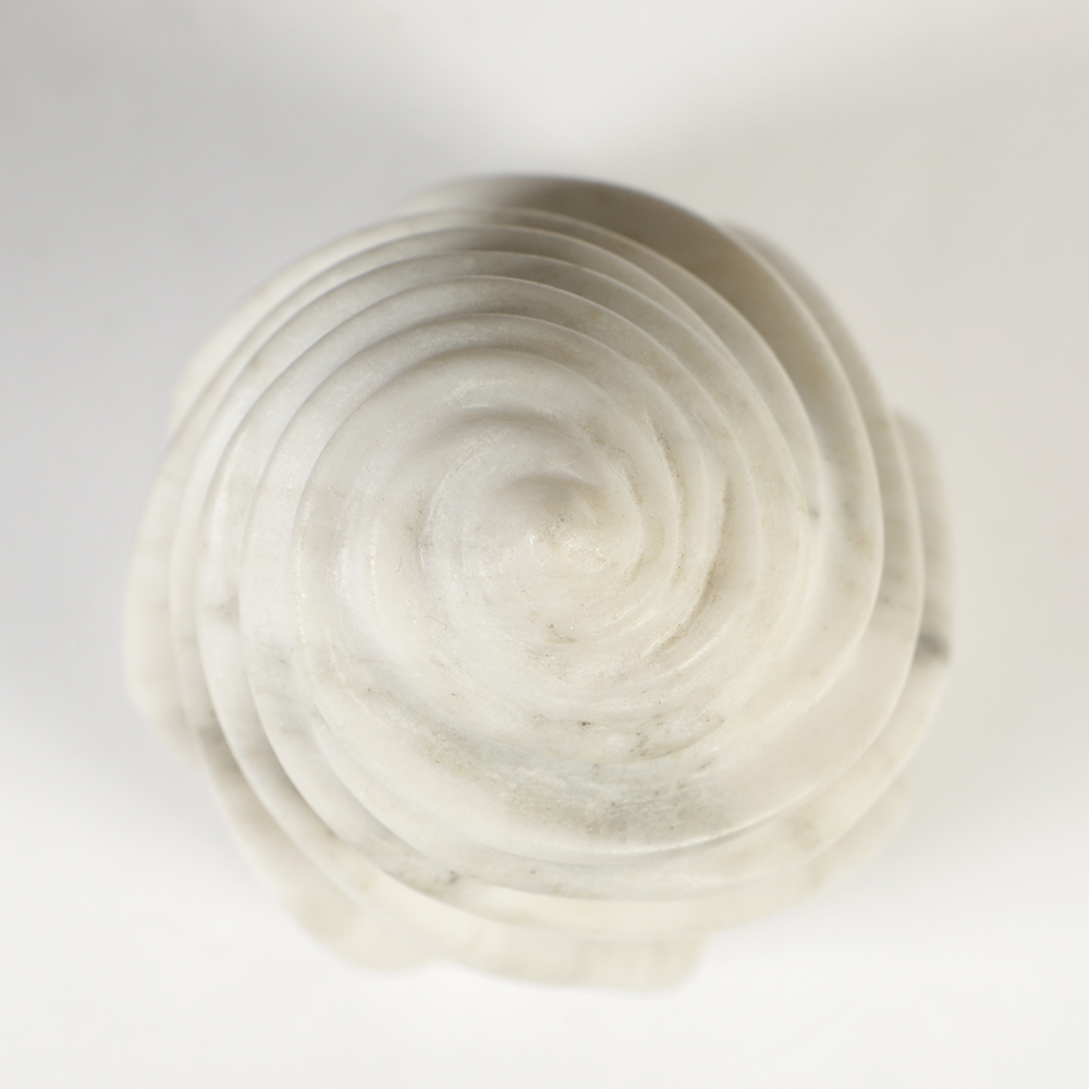 William Schneider Marble Spiral Sculpture