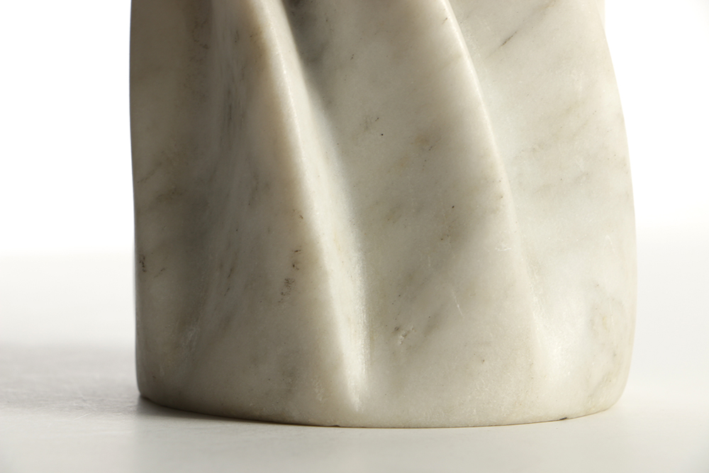 William Schneider Marble Spiral Sculpture