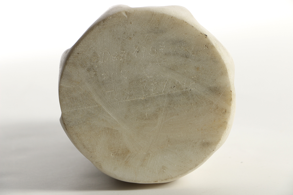 William Schneider Marble Spiral Sculpture