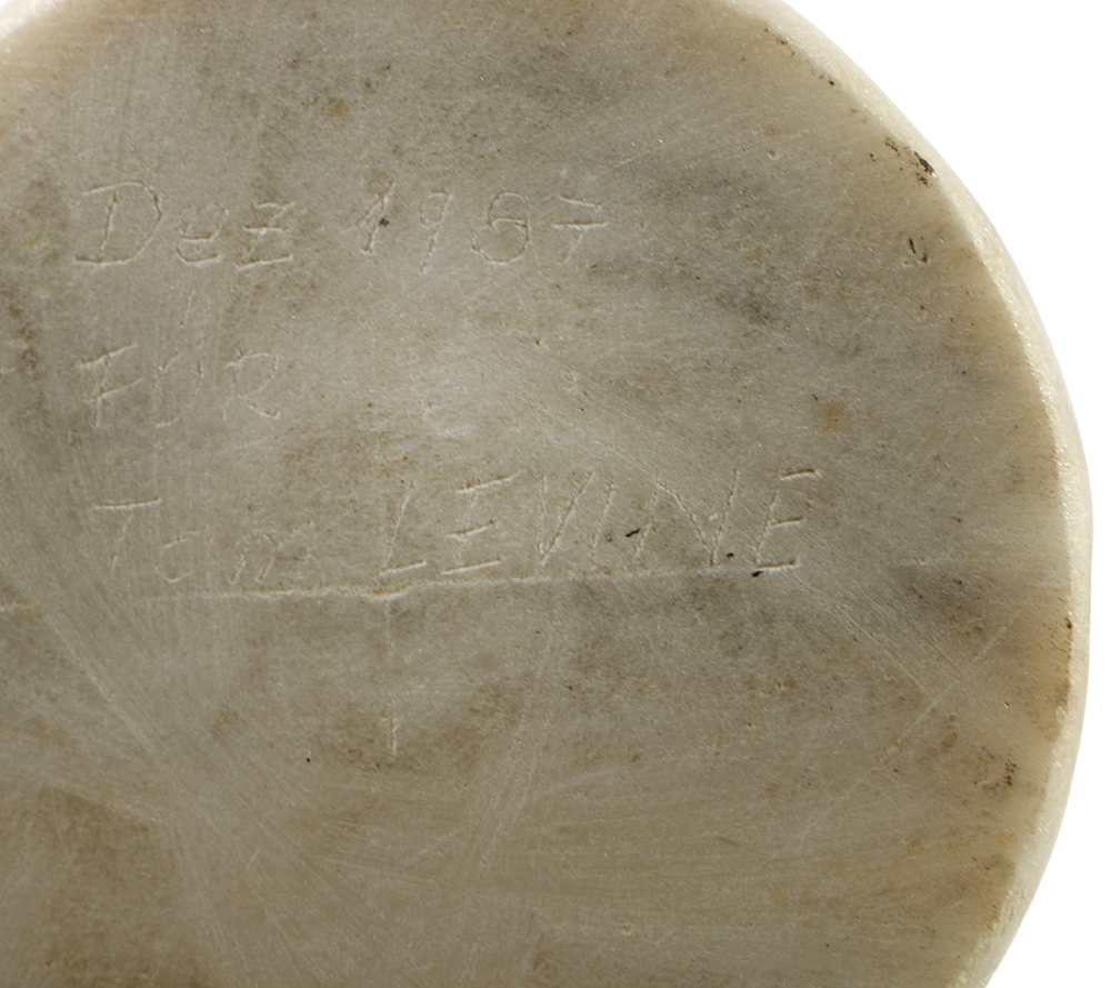 William Schneider Marble Spiral Sculpture