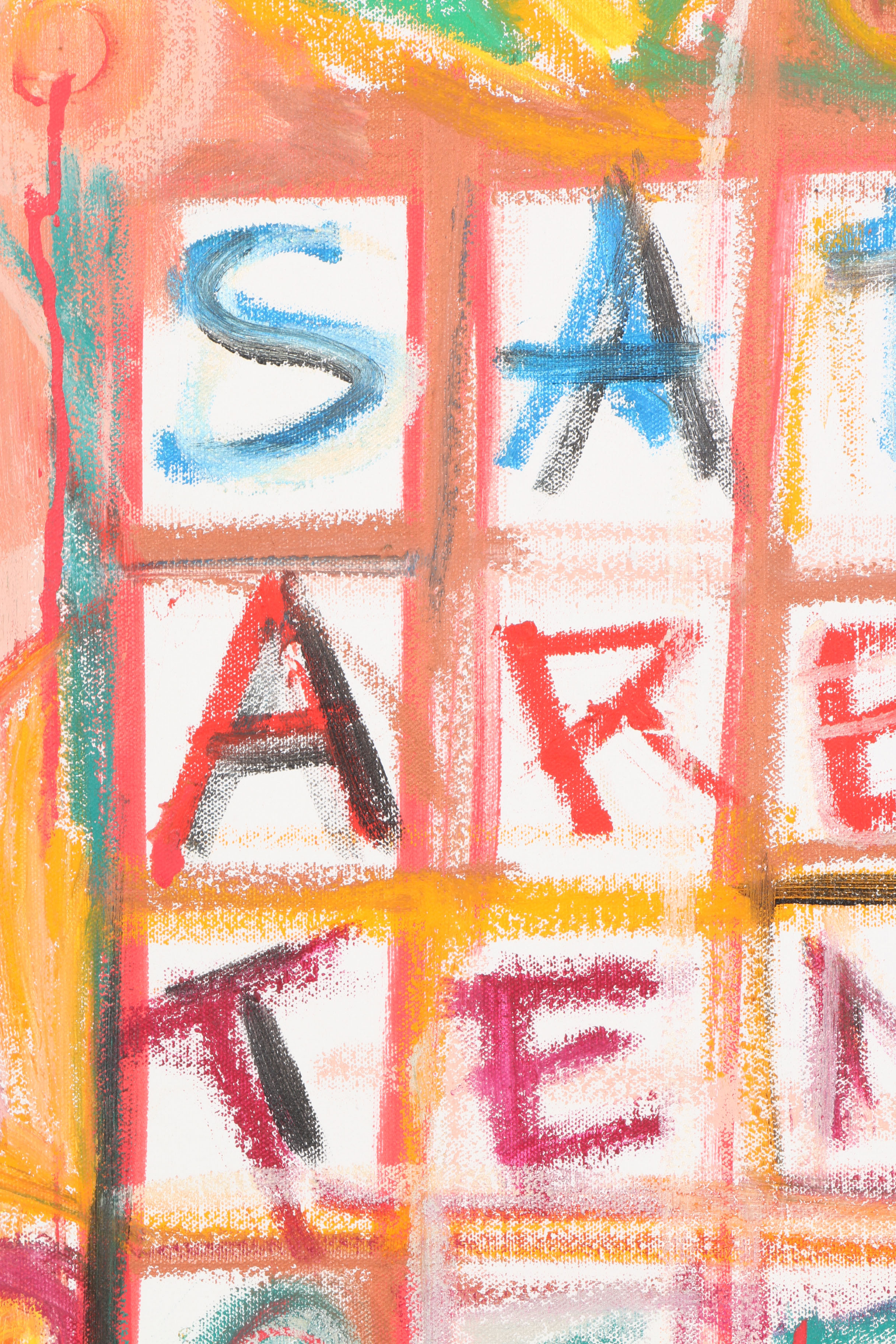 Oil on Canvas of a Sator Square