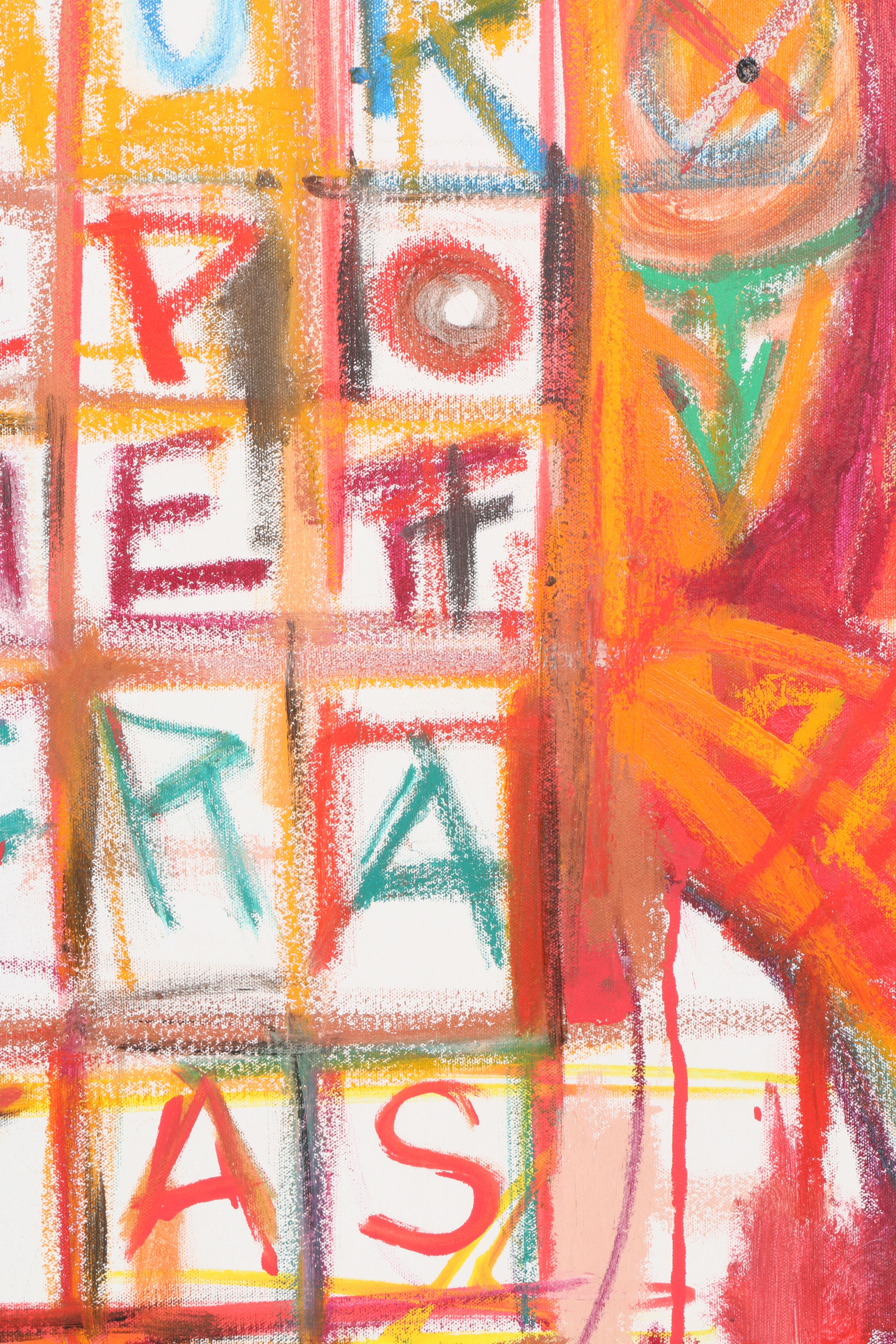 Oil on Canvas of a Sator Square