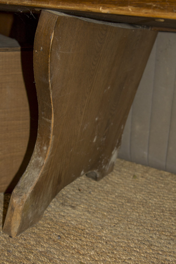 Vintage Oak Church Pew