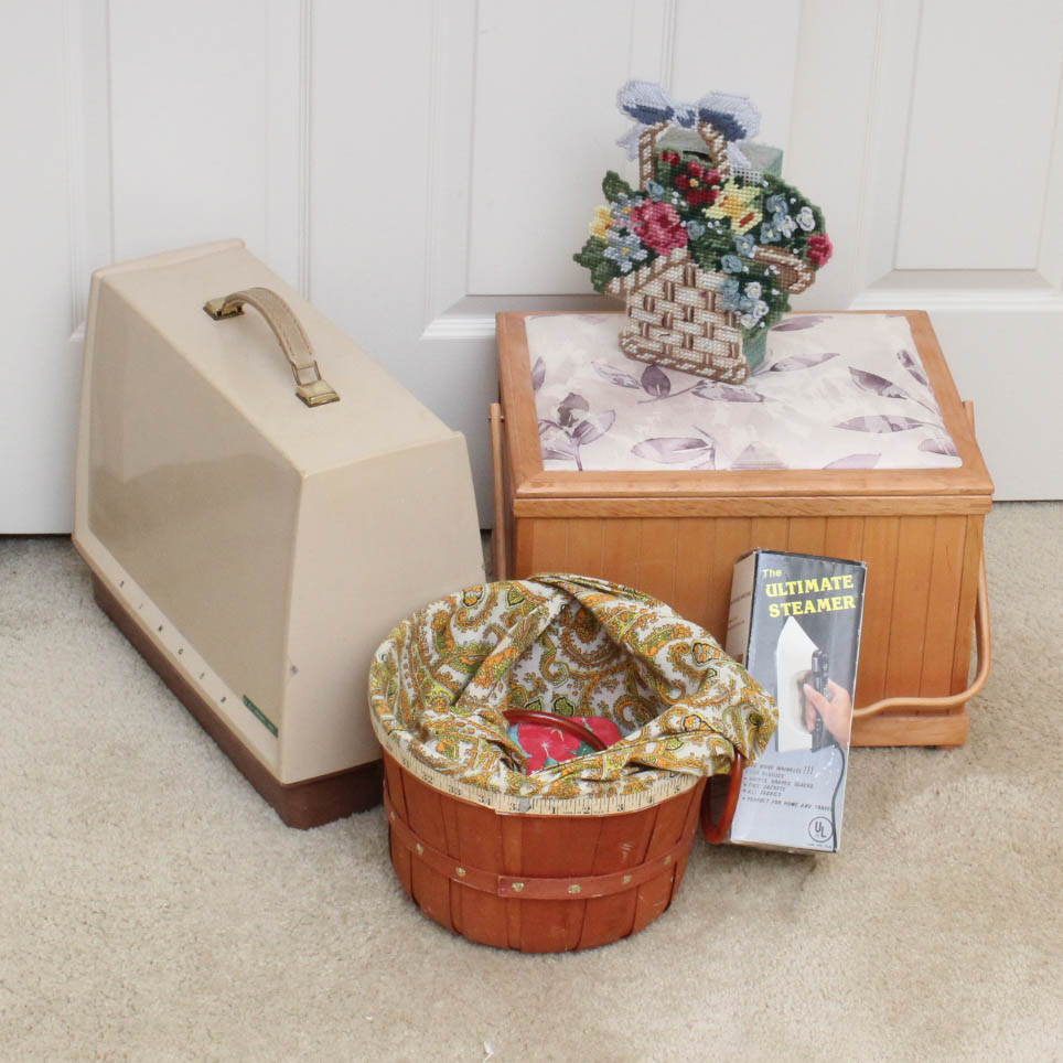 Vintage Singer Sewing Machine and Craft Collection
