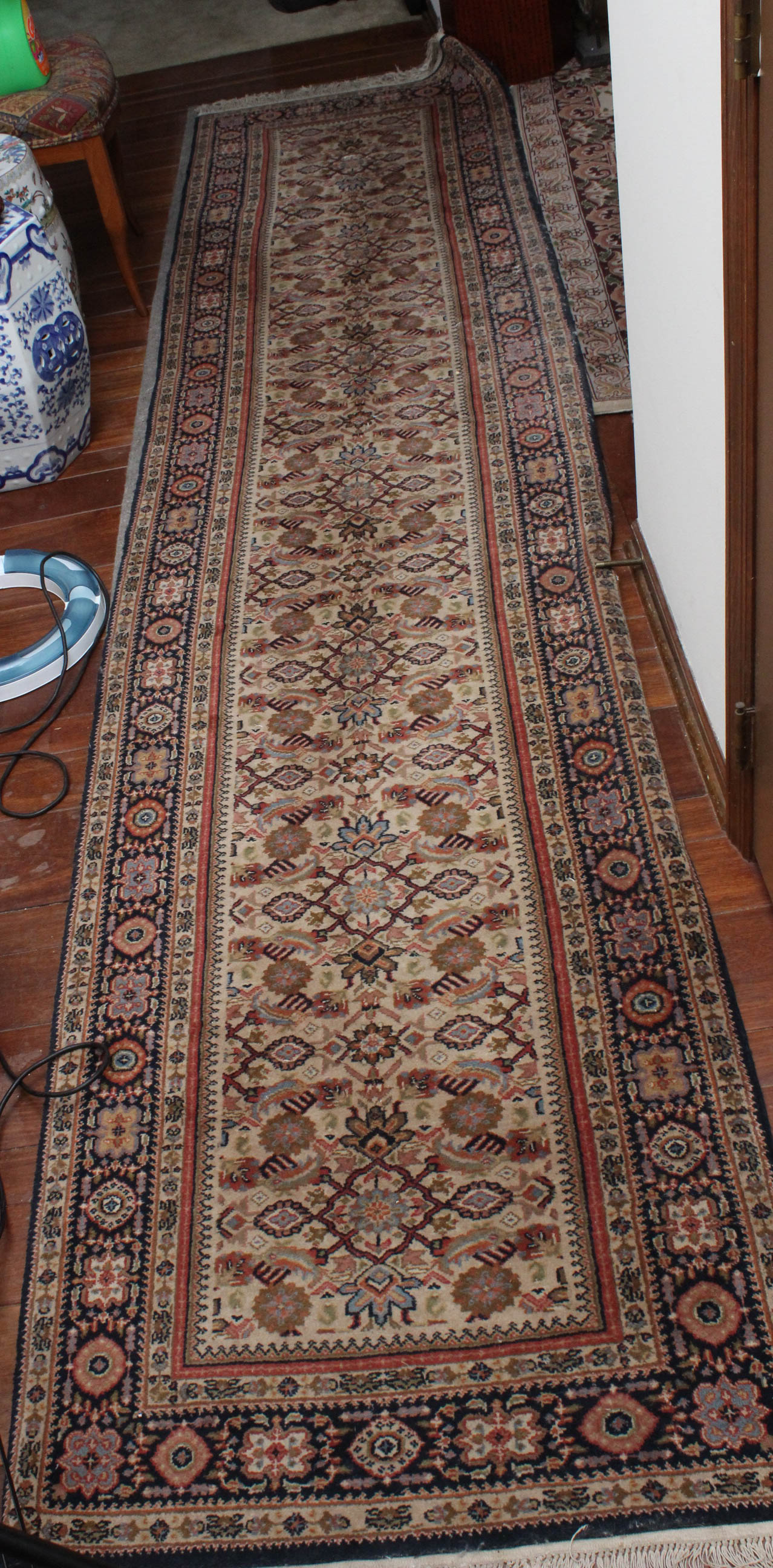 Hand Knotted Persian Herati Runner