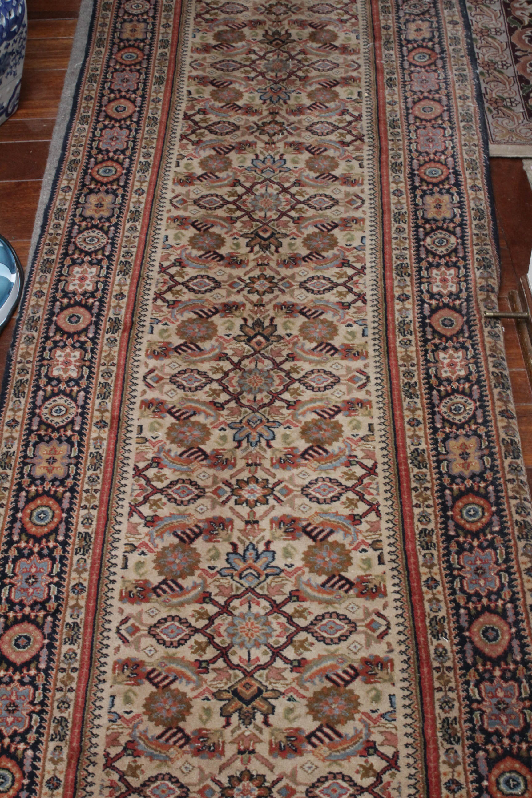 Hand Knotted Persian Herati Runner