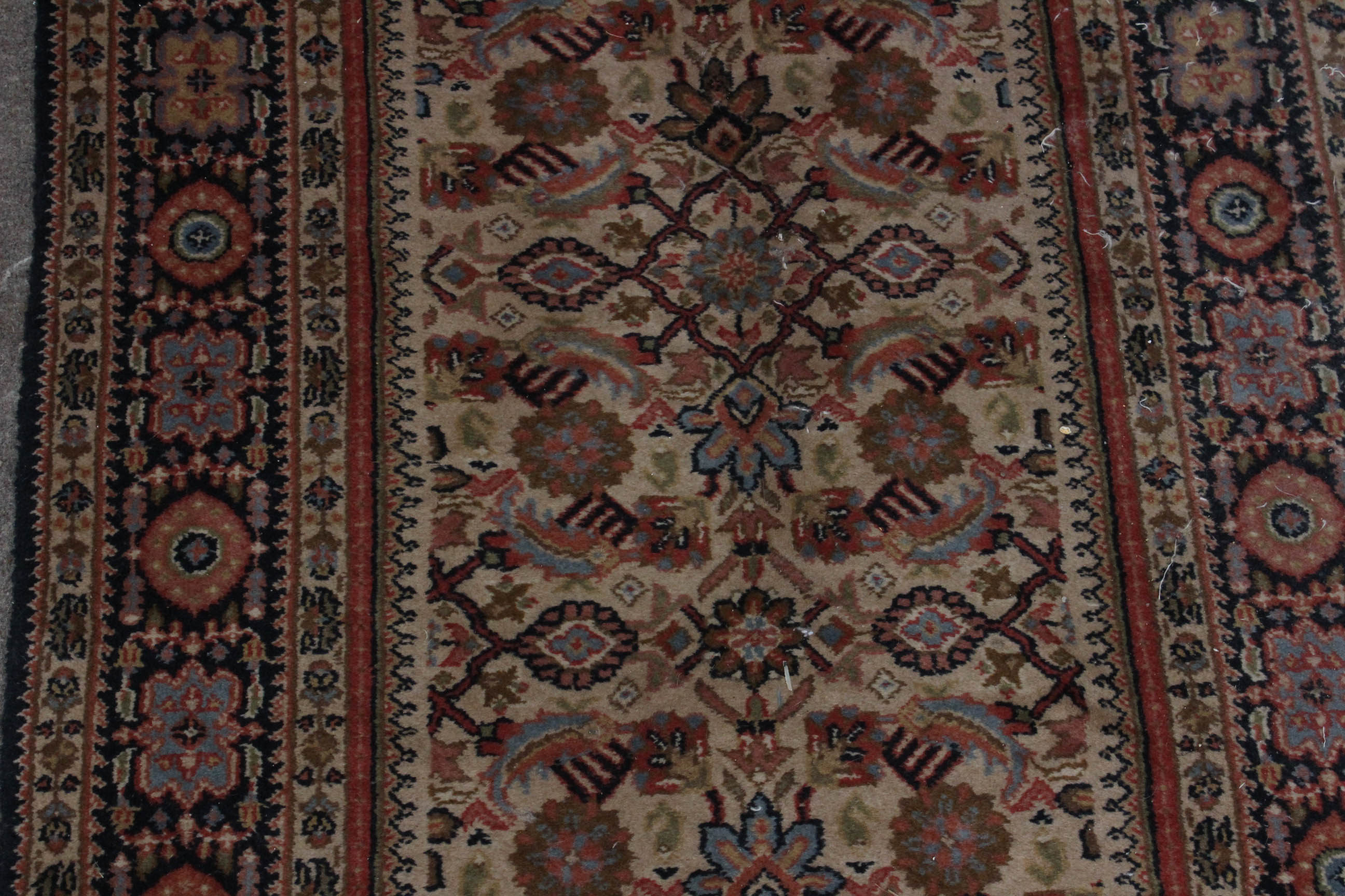 Hand Knotted Persian Herati Runner