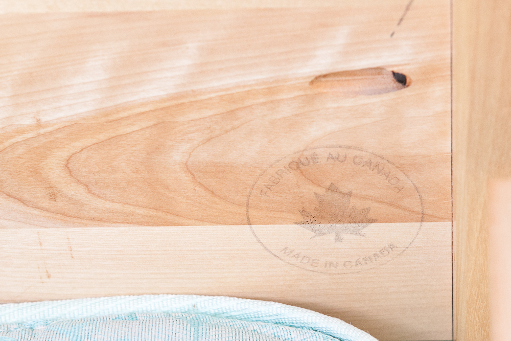 Contemporary Mission Style Twin Size Bed Frame