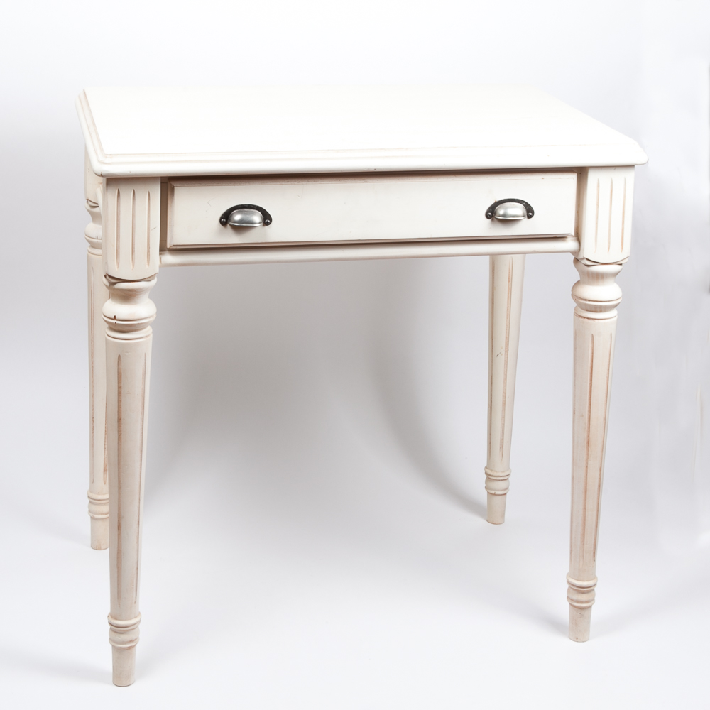 Late 20th Century Sheraton Style Desk by The Bombay Company