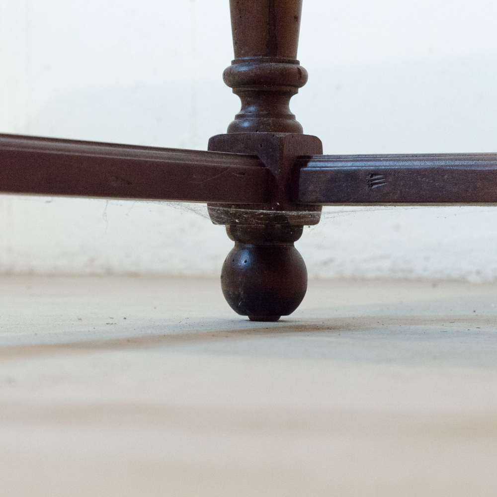 Hickory White Parquetry Top Desk
