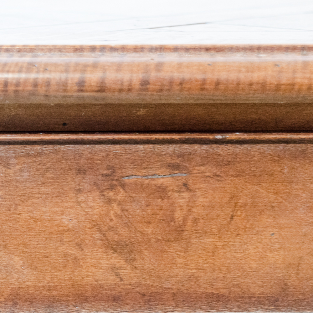 Hickory White Parquetry Top Desk