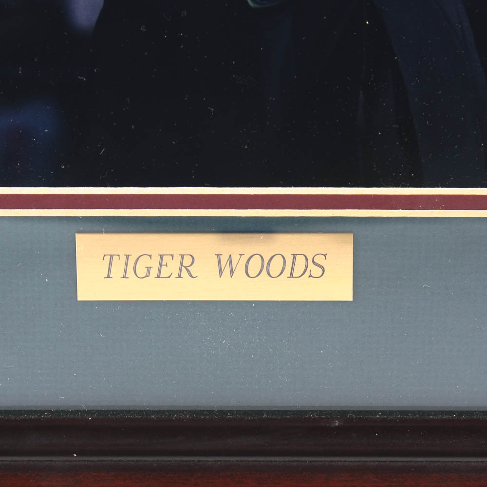 Framed Photograph of Tiger Woods