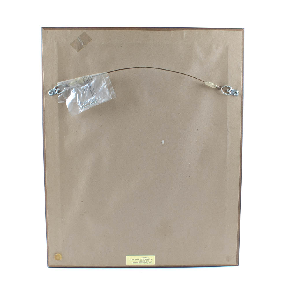 Framed Photograph of Tiger Woods