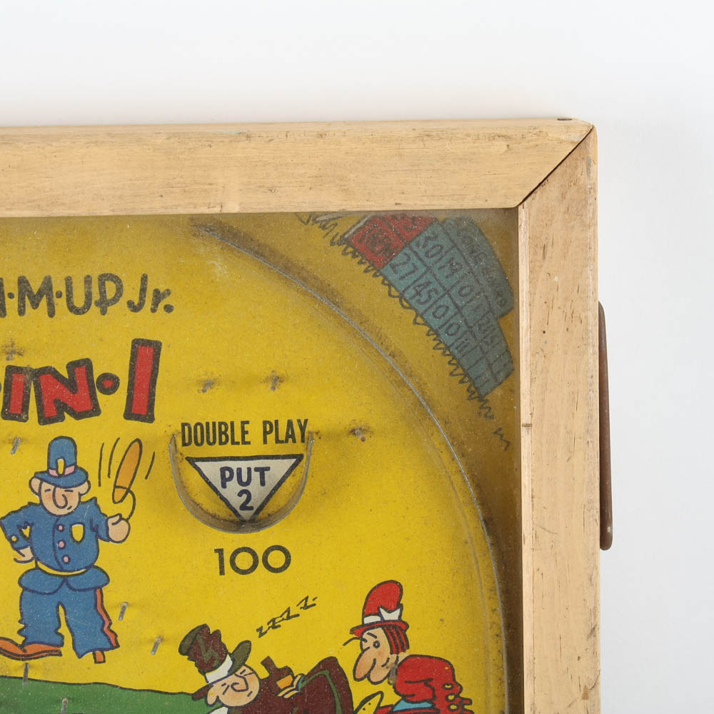 Circa 1930s Poosh-M-Up Jr. "4-in-1" Bagatelle Game